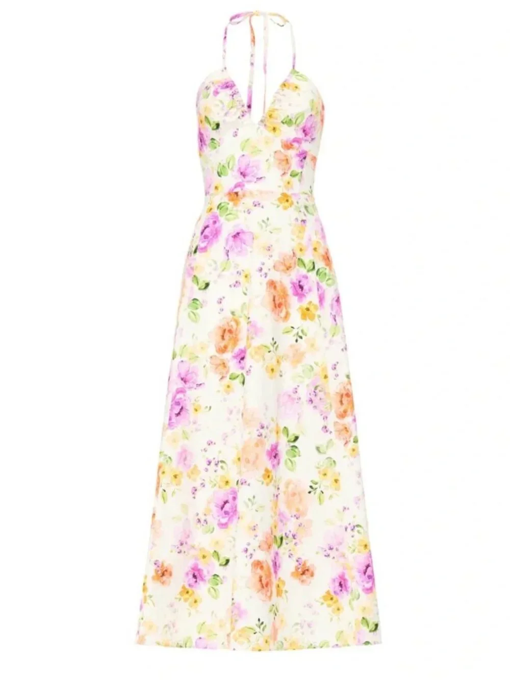 Favorite Daughter The Halting Traffic Dress Maxi Anthropologie Oahu Watercolor